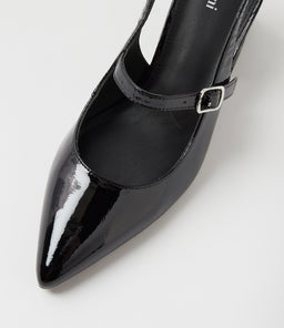 DELANEY MO BLACK PATENT LEATHER