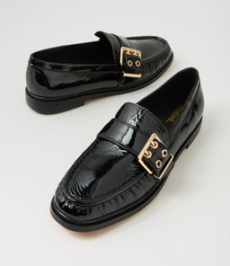 GENELLE MO BLACK PATENT LEATHER