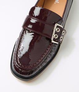 GENELLE MO BURGUNDY PATENT LEATHER