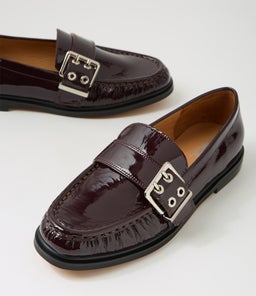 GENELLE MO BURGUNDY PATENT LEATHER