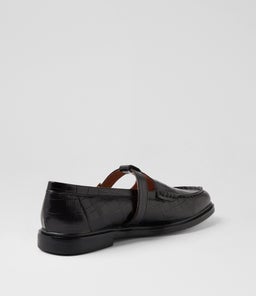GAHLA MO BLACK SHINE CROC LEATHER