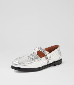 GAHLA MO SILVER SHINE CROC LEATHER