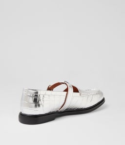 GAHLA MO SILVER SHINE CROC LEATHER