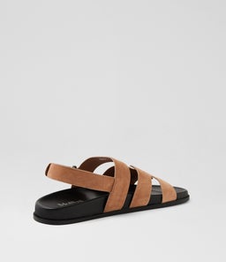 HOPEFUL MO LT FAWN BLACK SOLE SUEDE