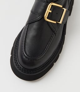 KIVIA MO BLACK BLACK LEATHER