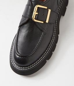 KIVIA MO BLACK LEATHER