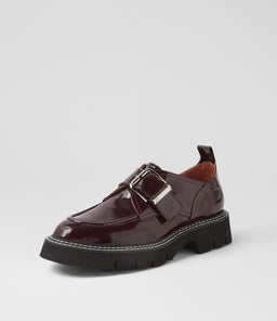 KIVIA MO BURGUNDY PATENT LEATHER