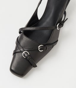 YASHI MO BLACK LEATHER
