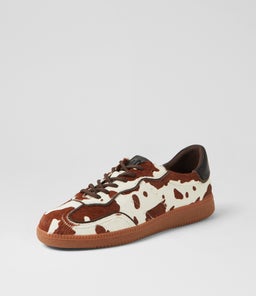 DANSSING MO COW PRINT BLACK PONY LEATHER