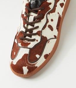 DANSSING MO COW PRINT BLACK PONY LEATHER