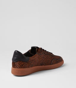 DANSSING MO LEOPARD SPOT BLACK PONY LEATHER