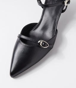 CINZIA MO BLACK LEATHER