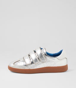 DANELA MO SILVER WHITE LEATHER