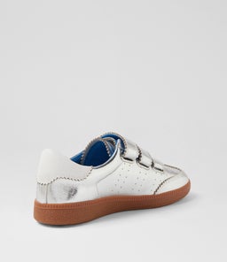 DANELA MO SILVER WHITE LEATHER