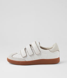 DANELA MO WHITE SUEDE LEATHER
