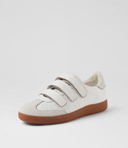 DANELA MO WHITE SUEDE LEATHER