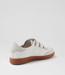 DANELA MO WHITE SUEDE LEATHER
