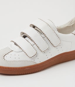 DANELA MO WHITE SUEDE LEATHER