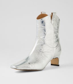 DIARLIA MO SILVER FOIL LEATHER
