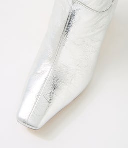 DIARLIA MO SILVER FOIL LEATHER