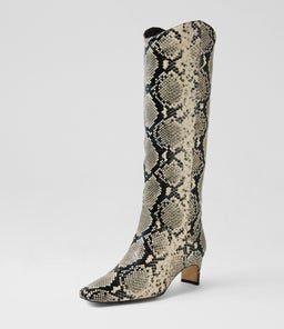 DIDGET MO BLACK BEIGE SNAKE