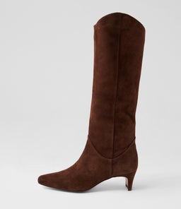 DIDGET MO RICH BROWN SUEDE