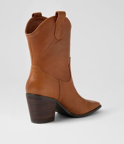 FABLEE MO DK RUM DK BROWN HEEL LEATHER