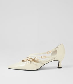 GORDIA MO CREAM PATENT LEATHER
