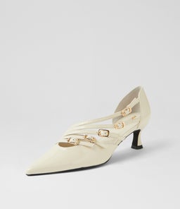 GORDIA MO CREAM PATENT LEATHER