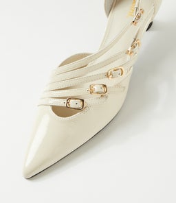 GORDIA MO CREAM PATENT LEATHER