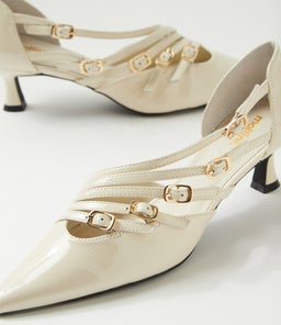 GORDIA MO CREAM PATENT LEATHER