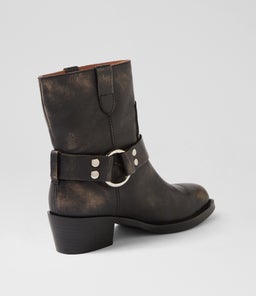 HARLEE MO SMOKEY BLACK LEATHER