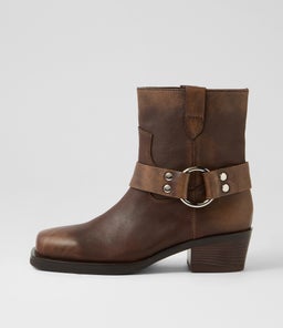HARLEE MO SMOKEY BROWN LEATHER