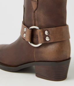 HARLEE MO SMOKEY BROWN LEATHER