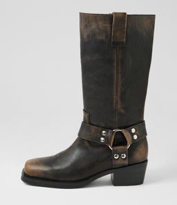 HERVEE MO SMOKEY BLACK LEATHER