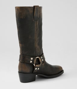 HERVEE MO SMOKEY BLACK LEATHER
