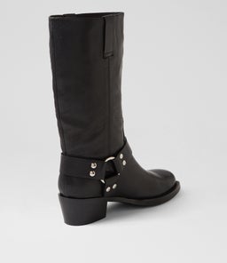 HERVEE MO BLACK LEATHER
