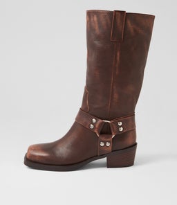 HERVEE MO SMOKEY BROWN LEATHER