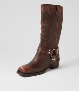HERVEE MO SMOKEY BROWN LEATHER