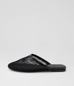 LALLINA MO BLACK PATENT MESH