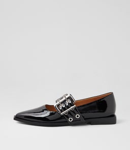 LINSA MO BLACK PATENT LEATHER