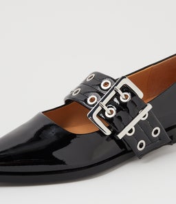 LINSA MO BLACK PATENT LEATHER