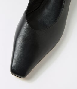 ODETE MO BLACK LEATHER
