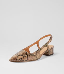 THECORE MO TAUPE SNAKE LEATHER