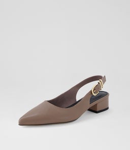 THETRIM MO DK TAUPE LEATHER
