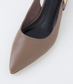THETRIM MO DK TAUPE LEATHER