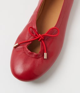JUULIET MO DEEP RED LEATHER