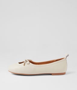 JUULIET MO CREAM LEATHER