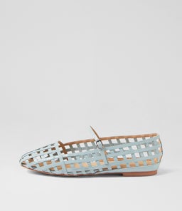 TAINTS MO PALE BLUE PATENT LEATHER