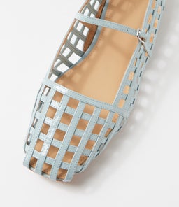 TAINTS MO PALE BLUE PATENT LEATHER